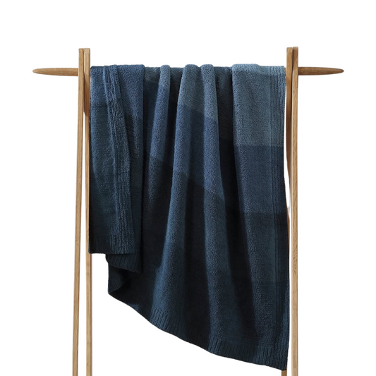 Ombre Lightweight Throw - Midnight