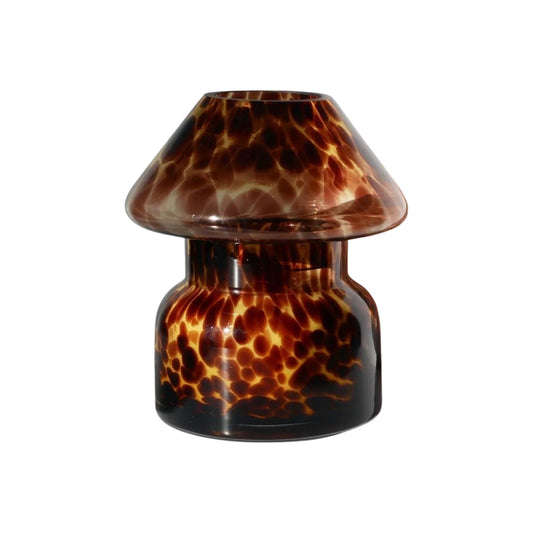 Mushroom Candle Lamp - Brown