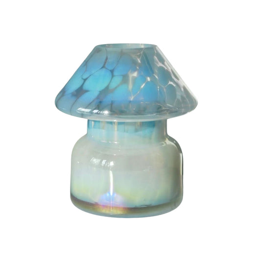 Mushroom Candle Lamp - Sky Blue