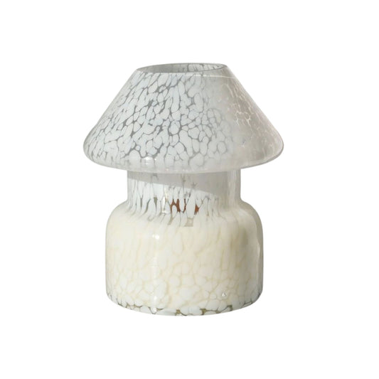 Mushroom Candle Lamp - Cloud White